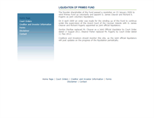 Tablet Screenshot of primeofund-liquidation.com
